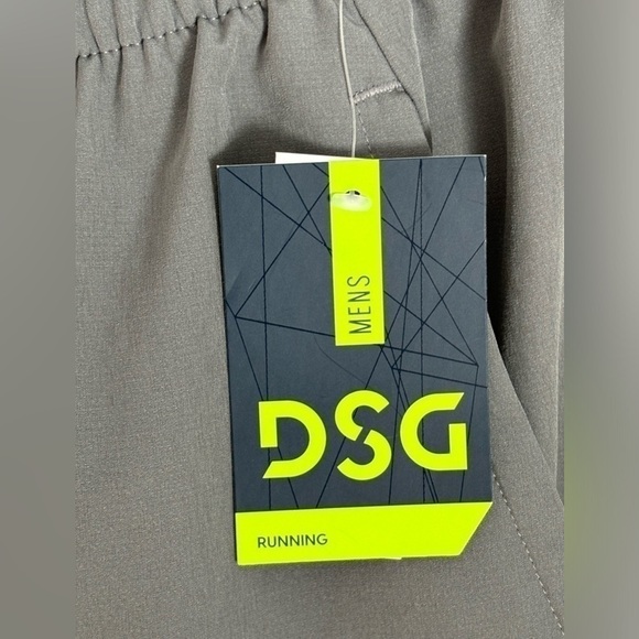 NWT Men’s Running Pants in Gray by DSG Size L Tapered Athletic Fit Elastic Waist - Picture 3 of 7